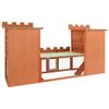 HOMIUSE Large 2-Level Rabbit Hutch 192 x 50 x 101 cm view 4