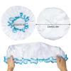 G2PLUS Waterproof Shower Caps, 2-Pack, Double-Layer, 32 cm view 2