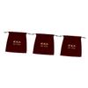 FOMIYES 3-Piece Flannel Hair Dryer Storage Bags with Drawstring view 1