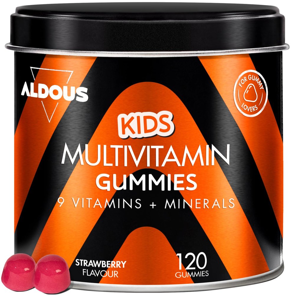 Multivitamin Gummies for Children – 120 Strawberry-Flavored Gummies
