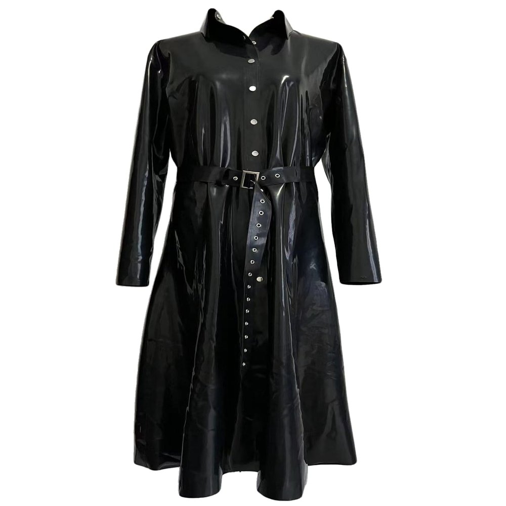 Women’s Custom Latex Clothing, Dresses, Skirts, Windbreakers and Coats