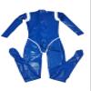 Blue Full-Body Latex Rubber Catsuit view 2