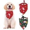 2-Pack Christmas Dog Bandanas view 1