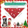 2-Pack Christmas Dog Bandanas view 2