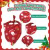 2-Pack Christmas Dog Bandanas view 3