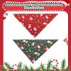 2-Pack Christmas Dog Bandanas view 4
