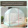 JUSHZ Mosquito Net Tent for Double Beds, Purple, 180 x 200 x 165 cm view 3