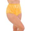 Adult Baby Men's Sissy PVC Bloomer Shorts with Skirt view 1