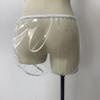 Adult Baby Men's Sissy PVC Bloomer Shorts with Skirt view 3