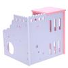 POPETPOP Two-Story Hamster House with Two Ladders view 1