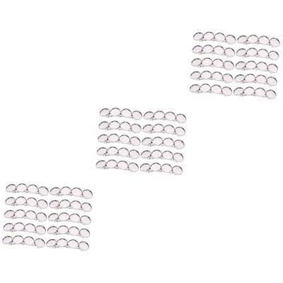 FOMIYES 30-Piece Silver-Tone Feather Hair Clips for DIY Hair Accessories
