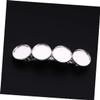 FOMIYES 30-Piece Silver-Tone Feather Hair Clips for DIY Hair Accessories view 2