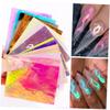 16 Sheets Flame Pattern Nail Art Stickers view 4
