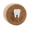GSHLLO Wooden Tooth Fairy Box for Lost Teeth view 1