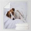 Jack Russell Terrier Flannel Fleece Blanket, 150 x 200 cm, 3D Plush Throw view 4