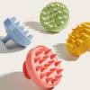 Silicone Scalp Massage Shampoo Brush for Wet and Dry Use view 2