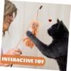 POPETPOP 4-Piece Feathered Cat Teaser Toy Set view 3