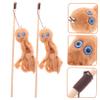 POPETPOP 4-Piece Feathered Cat Teaser Toy Set view 4