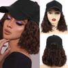 WUODHTW Baseball Cap Wig for Women, Adjustable Duckbill Sun Hat Wig view 2