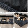 FANSU Washable Fluffy Dog & Cat Bed, Gradient Brown, Removable, 3XL 125 x 85 cm view 3