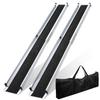 Vigevee Telescoping Wheelchair Ramp, 105–183 cm, Adjustable Aluminum Ramp, 300 kg Capacity view 1