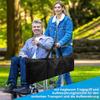 Vigevee Telescoping Wheelchair Ramp, 105–183 cm, Adjustable Aluminum Ramp, 300 kg Capacity view 3