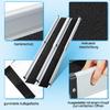 Vigevee Telescoping Wheelchair Ramp, 105–183 cm, Adjustable Aluminum Ramp, 300 kg Capacity view 4