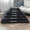 FANSU Washable Fluffy Dog Bed, XL 95 x 65 cm, Light Pink view 2