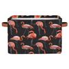 TropicalLife Large Flamingo Storage Box, 26 L, Collapsible Fabric Basket view 1