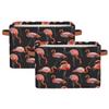 TropicalLife Large Flamingo Storage Box, 26 L, Collapsible Fabric Basket view 3