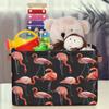 TropicalLife Large Flamingo Storage Box, 26 L, Collapsible Fabric Basket view 4