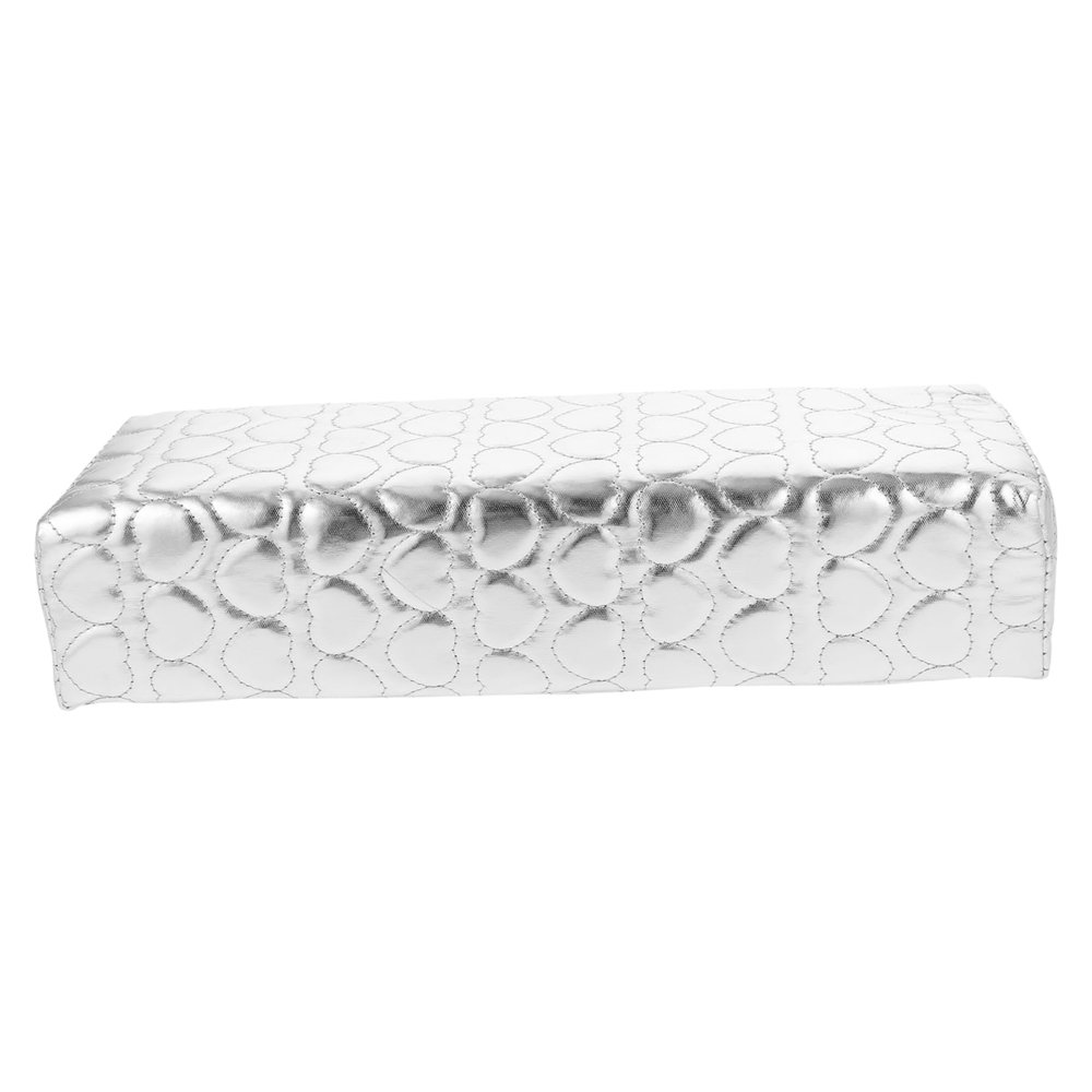 White PU Leather Nail Hand Rest, Portable and Comfortable