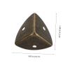 ibasenice 2 Sets Corner Protectors for Jewelry Boxes, Retro Zinc Alloy Furniture Corner Guards, Burr-Free Bronze, 20 Pieces per Pack * 2 view 3