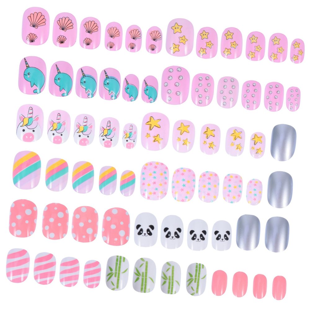 Beaupretty 2 Sets Removable Nail Tips for Creative Nail Art