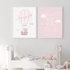 Dream Big Little One Nursery Wall Art, Canvas Print, 30 x 40 cm, Color 6, Unframed view 4