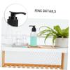 minkissy 5-Piece Black Press Pump Bottles, Empty Refillable Travel Bottles for Shower Gel view 3
