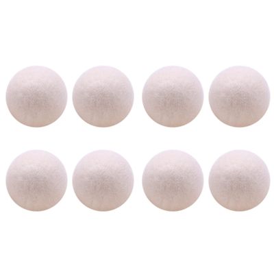 Koanhinn 8-Pack XL Wool Dryer Balls, Handmade, Eco-Friendly, Natural Fabric Softener