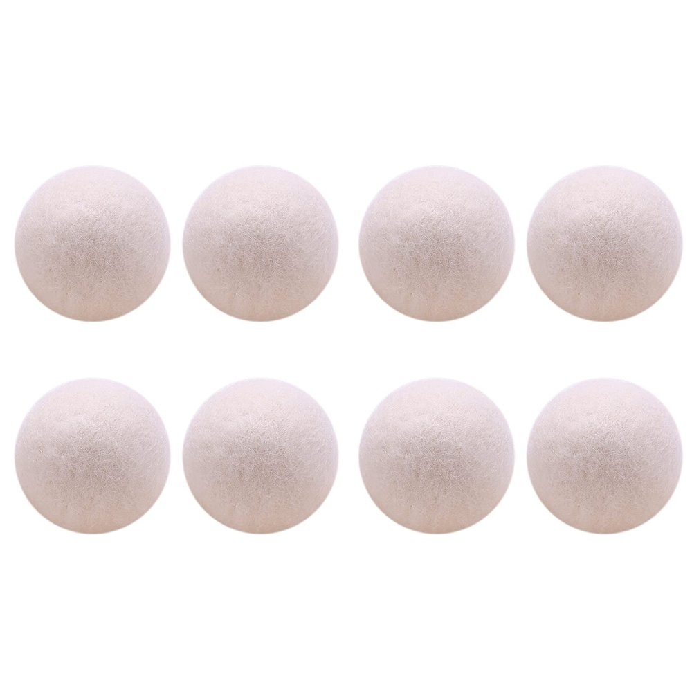 Koanhinn 8-Pack XL Wool Dryer Balls, Handmade, Eco-Friendly, Natural Fabric Softener