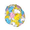Se Ente Pastel Shower Cap for Women, Adjustable Double-Layer Waterproof Hair Cover view 2
