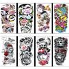 Full-Arm Temporary Tattoo, Waterproof Floral Design view 1