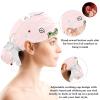 HOHODIY Frog Surgical Cap with Buttons and Bow Hair Tie for Long Hair, Multicolor 11, M/L view 3