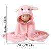 Fulenyi Baby Hooded Bath Towel, Animal Design, 31.5 x 31.5 in view 2