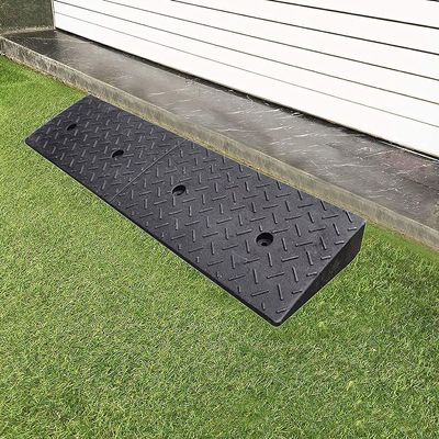 LuusMm Rubber Curb Ramp, Car Ramp, Wheelchair Ramp, Anti-Slip Ramp, Outdoor Use, 100 × 25 × 7 cm