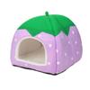 Banana Pet Cat Bed, Soft Covered Cat House for Sleeping, Playing and Resting view 1
