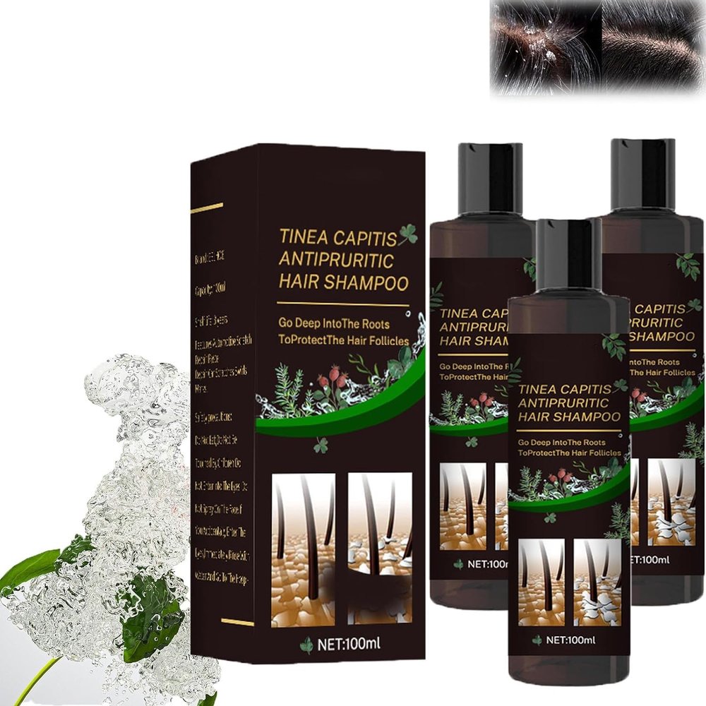 Scalp Repair Biological Shampoo, Anti-Itch & Anti-Dandruff, 3-Pack