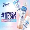 Secret Whole-Body Deodorant Cream for Women, Peach & Vanilla Blossom Scent, Aluminum-Free, 72-Hour Odor Protection, 90 g view 2