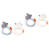 Beavorty 4-Piece Fluffy Cartoon Headbands for Face Washing, Sports, Yoga, Makeup and Skincare view 1
