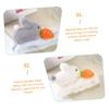 Beavorty 4-Piece Fluffy Cartoon Headbands for Face Washing, Sports, Yoga, Makeup and Skincare view 2