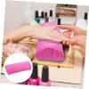 Beavorty 5-Piece Nail Art Hand Cushion Set with Removable PU Surface, Non-Slip Manicure Hand Pads, Rose Pink view 2