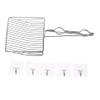 Leadigol Metal Cat Litter Scoop with Long Handle and 5 Adhesive Wall Hooks view 1